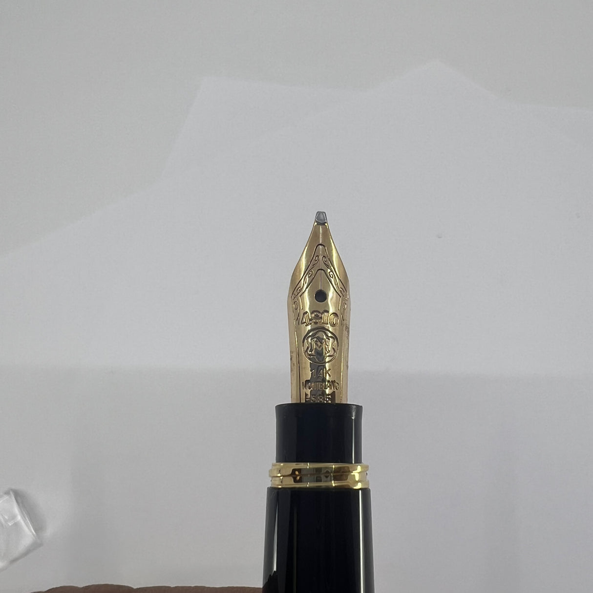 Montblanc Meisterstuck Mozart Black Resin Fountain Pen - Medium 14kt Gold Nib