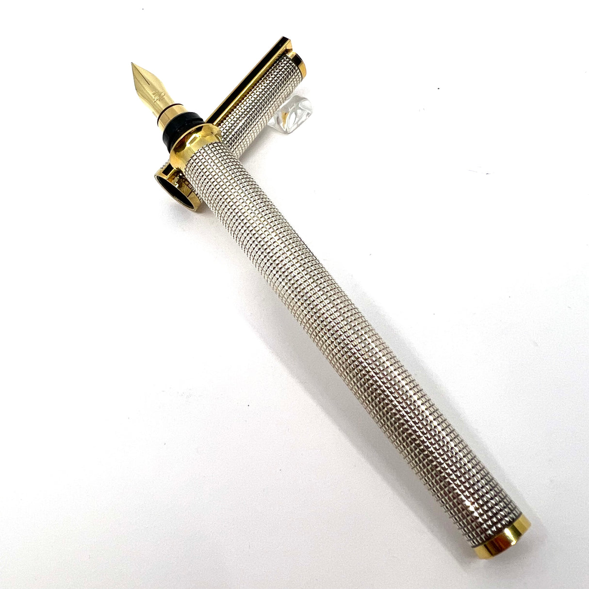 S. T. Dupont Silver Montparnasse Mid-Sized Fountain Pen