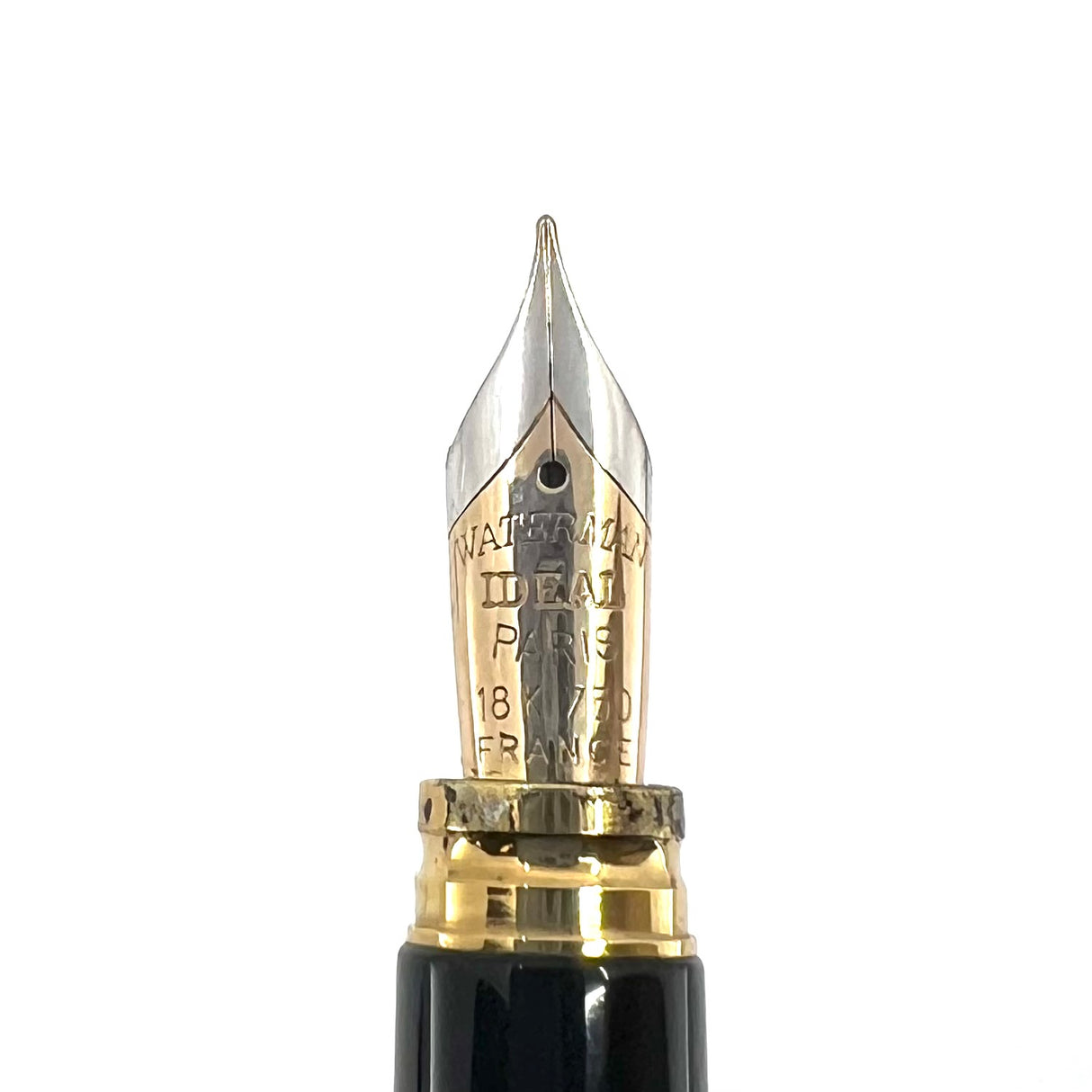 Waterman Rhapsody Burgundy Marble Fountain Pen - Fine 18kt Gold Nib