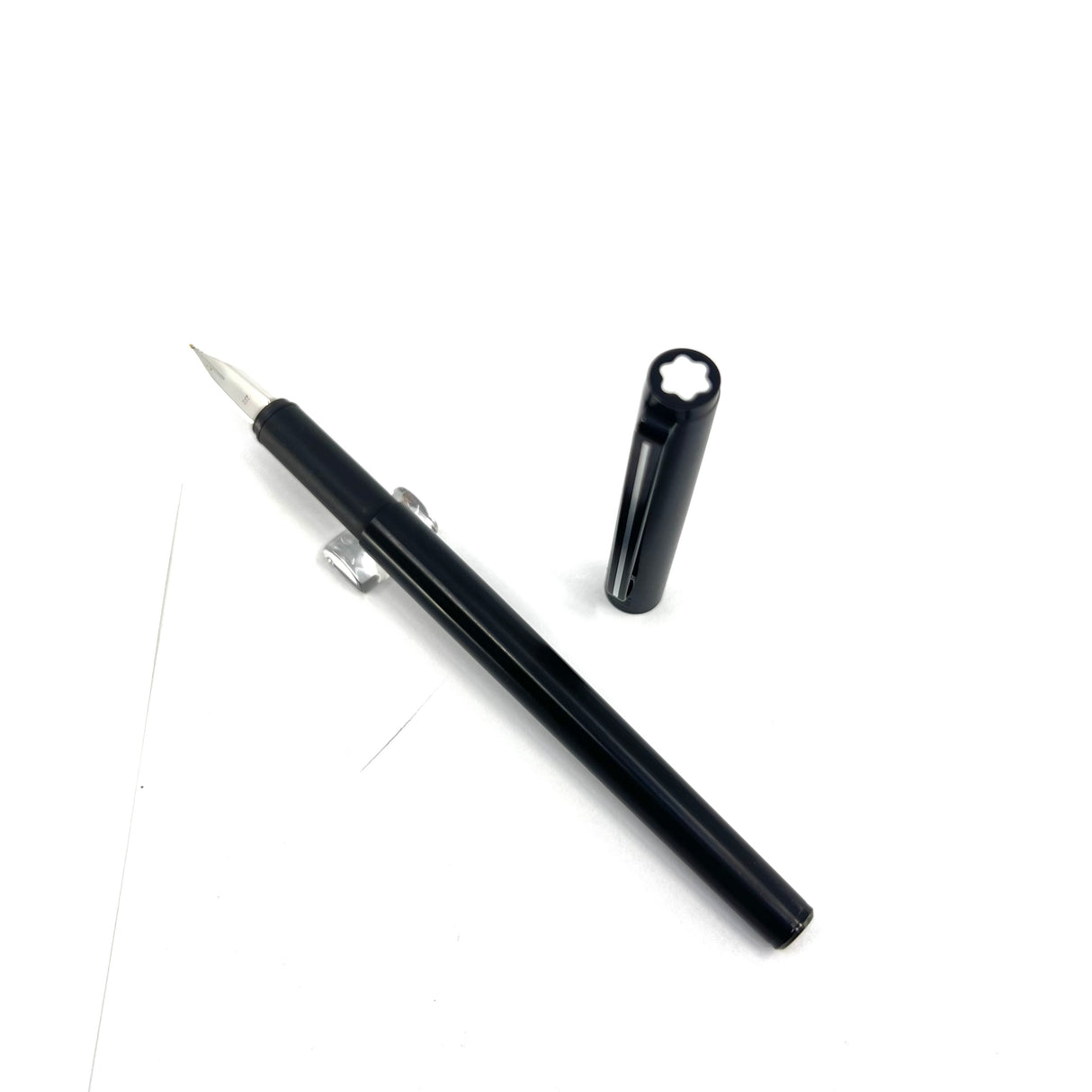 Montblanc Matte Black Metal QuickPen Styled Fountain Pen - Fine 14kt Gold Nib