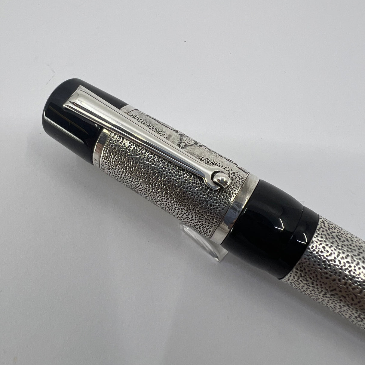 Delta Jubileum Sterling Silver Lever-Fill Limited Edition Fountain Pen - Medium 18kt Gold Nib
