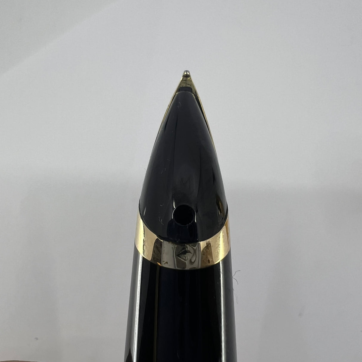 Waterman Edson Blue Translucent Fountain Pen - Medium 18kt Gold Nib