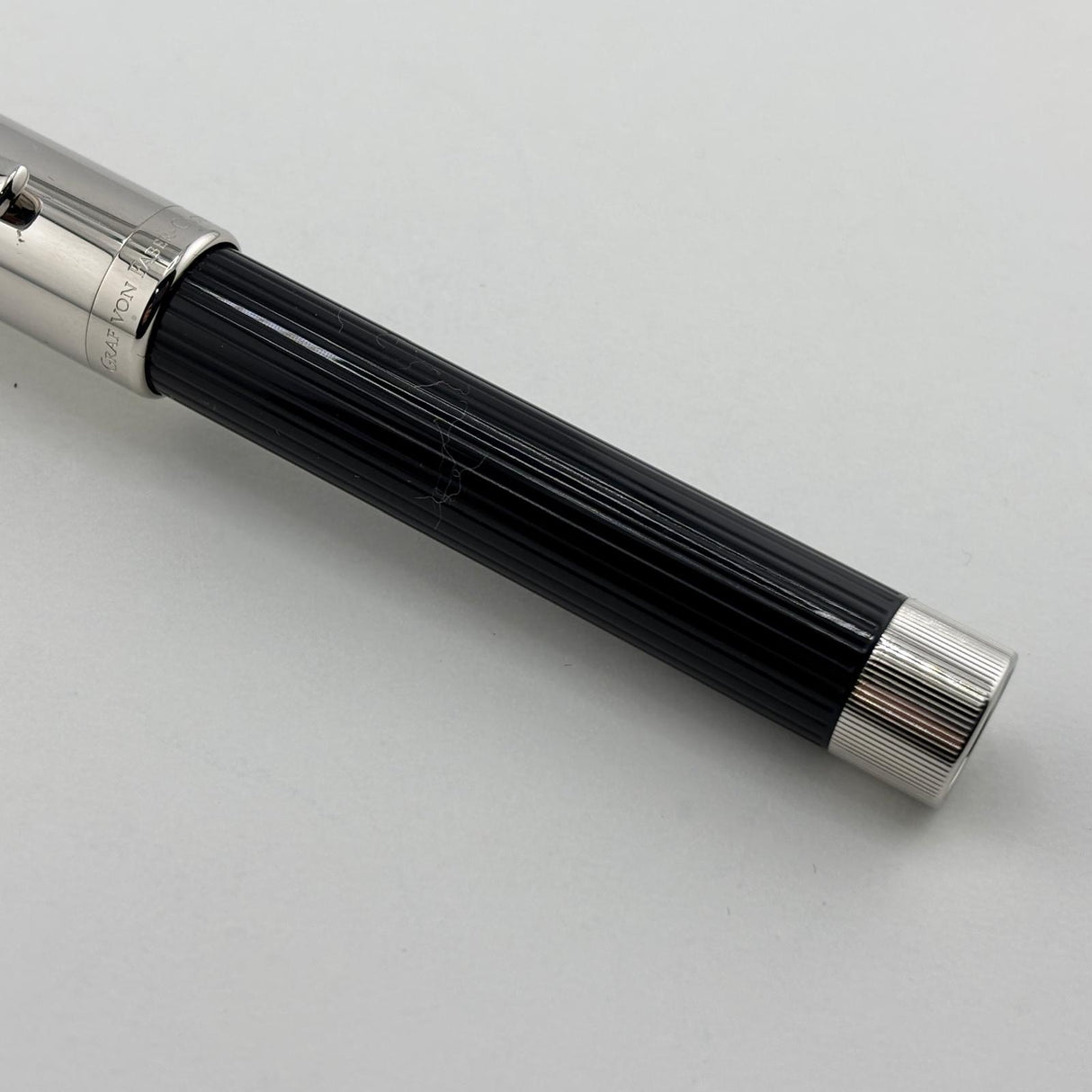 Graf Von Faber-Castell Intuition Platino Fountain Pen - The Wider Body Intuition Mode! - Fine 18kt Gold Nib