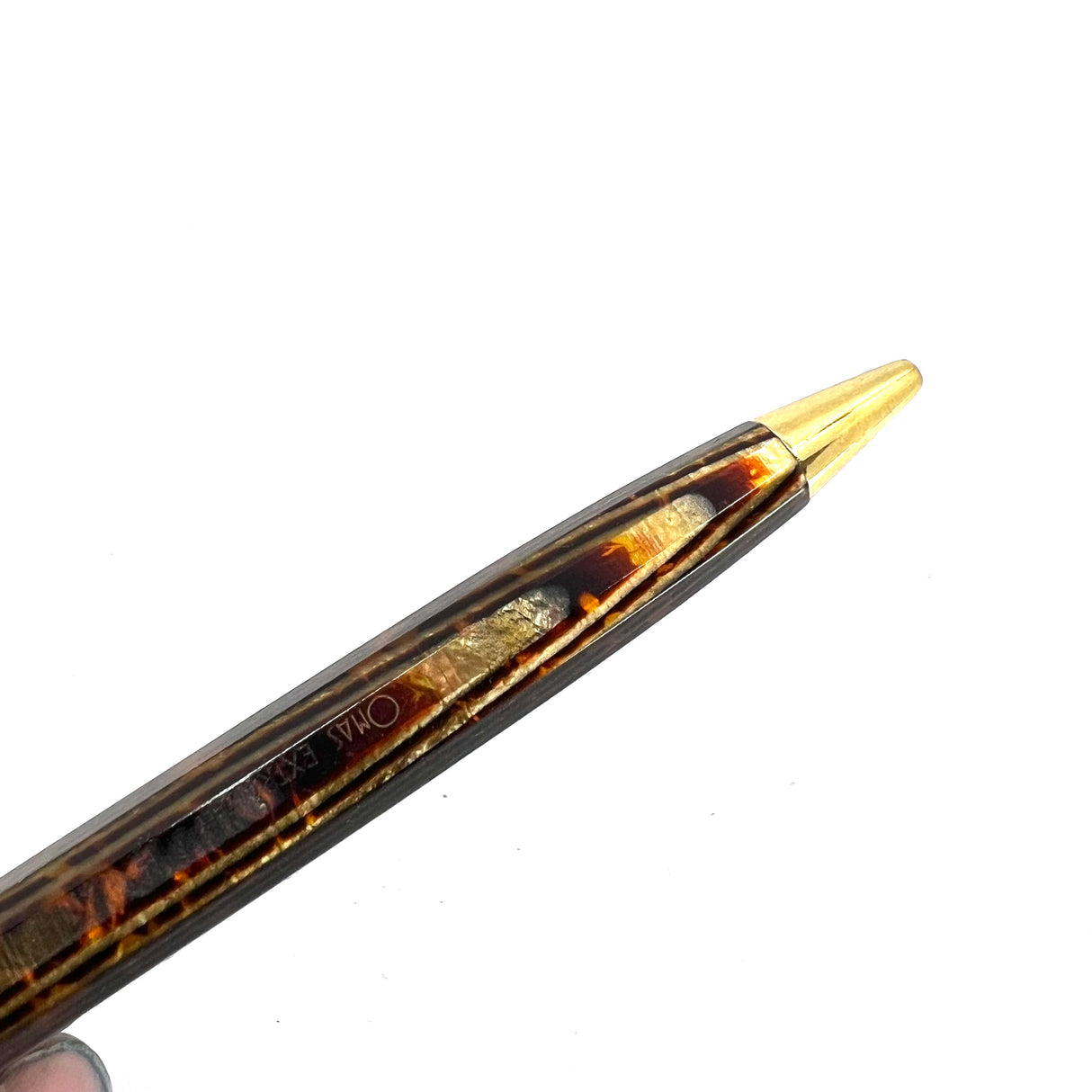 OMAS Original Style Arte Italiana Arco Bronze Celluloid Paragon Ballpoint Pen (Ca. 1997) - Compatible Refills Now Available!