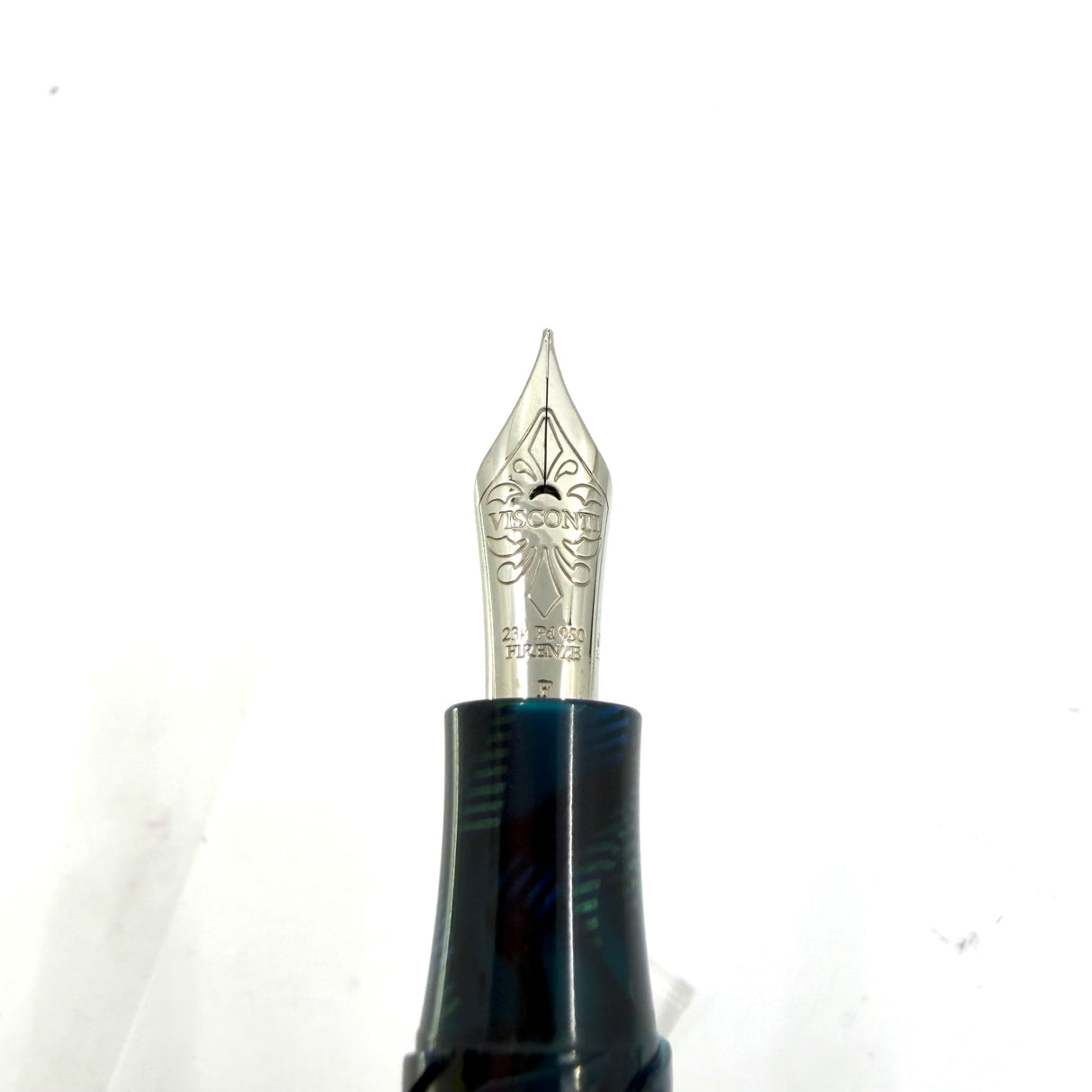 Visconti Homo Sapiens Crystal Swirl Demonstrator Limited Edition Fountain Pen - Flexible Fine 23K Palladium Nib