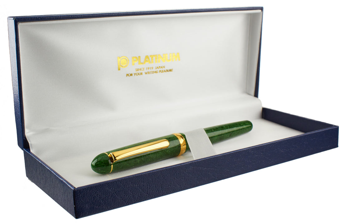 Platinum Celluloid Jade - nibs.com