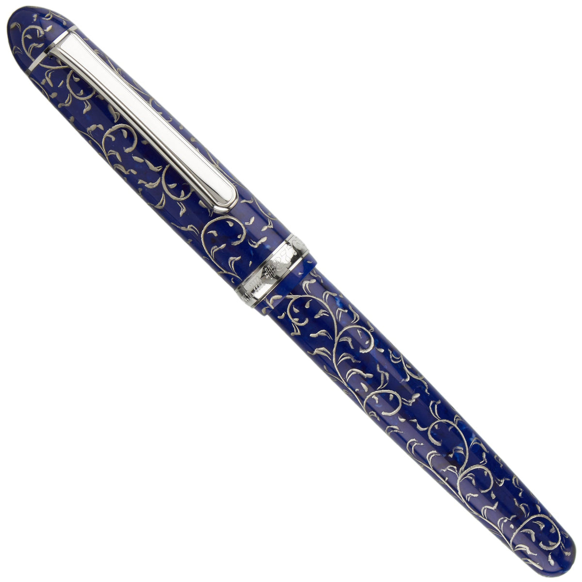 Platinum Celluloid #55 Karakusa Blue - nibs.com
