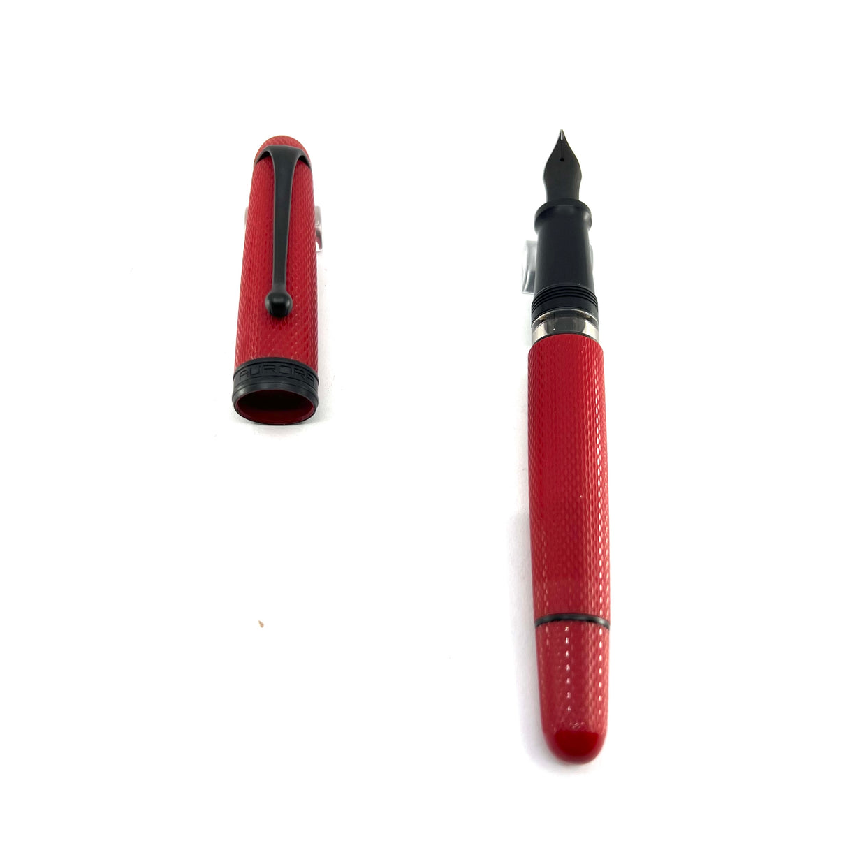 Aurora Red Mamba Limited Edition Fountain Pen - Fine 18kt PVD Treated Gold Nib