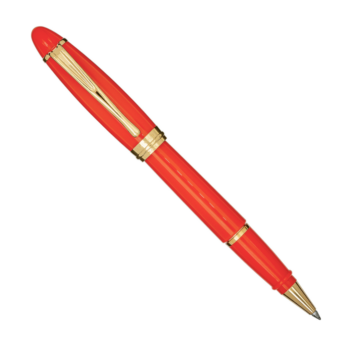Aurora Ipsilon Autumn Orange Season Gold Trim Rollerball