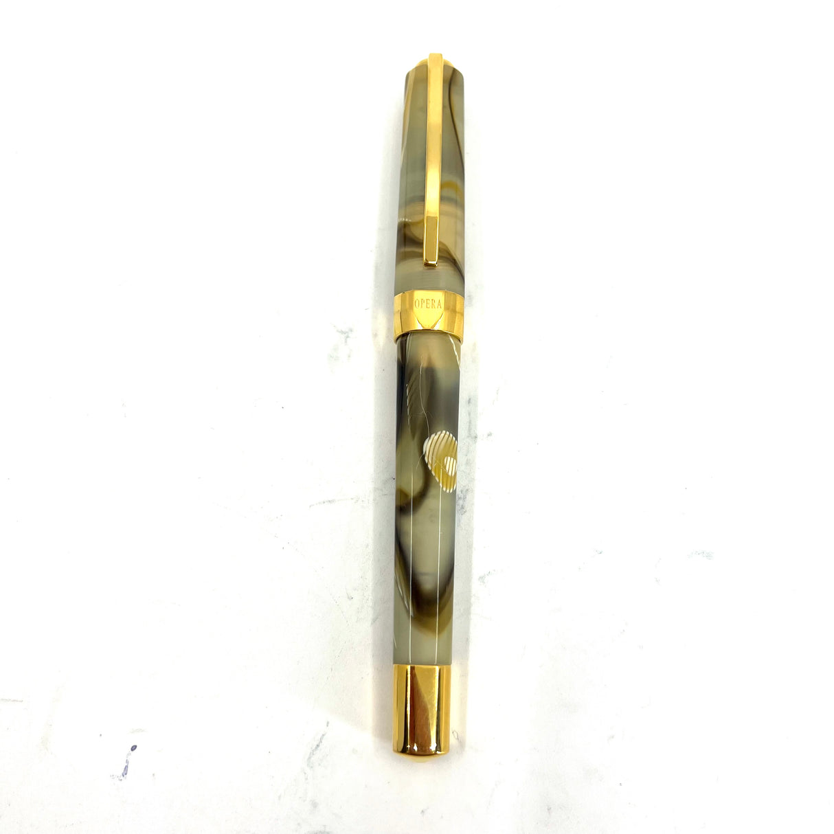 Visconti Opera Honey Almond Facetted Fountain Pen