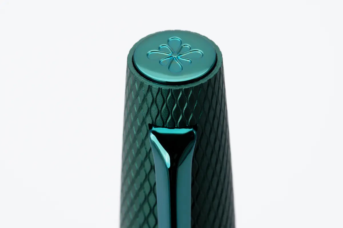 Diplomat Viper Green Quilloche Fountain Pen