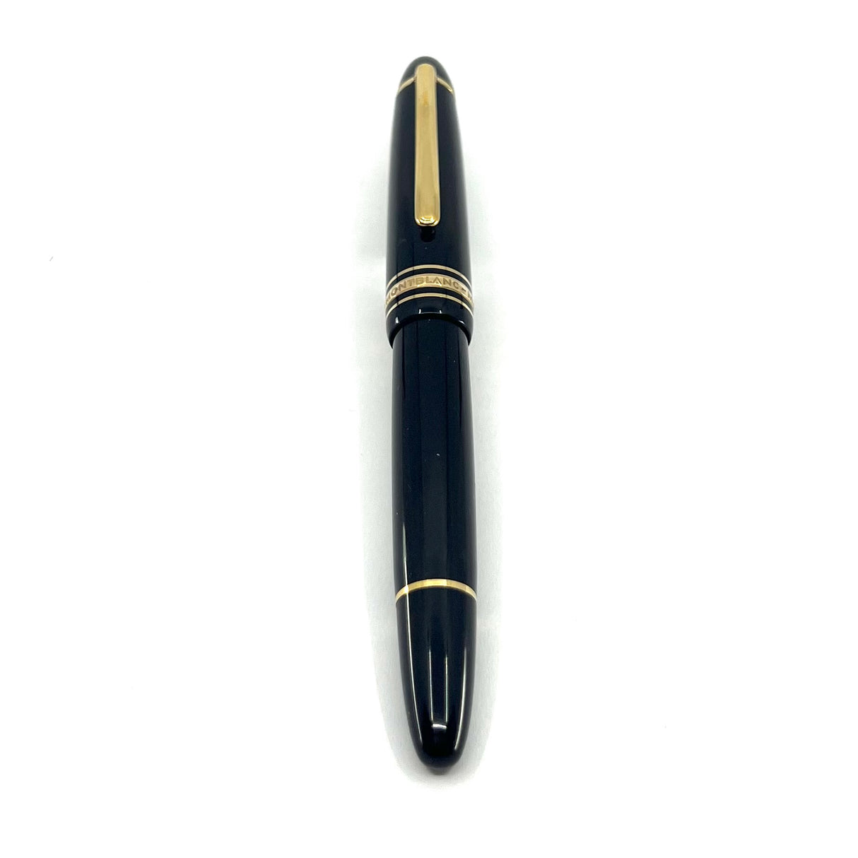 Montblanc Meisterstuck Black Resin 146 LeGrand Fountain Pen - Fine 14kt Gold Nib