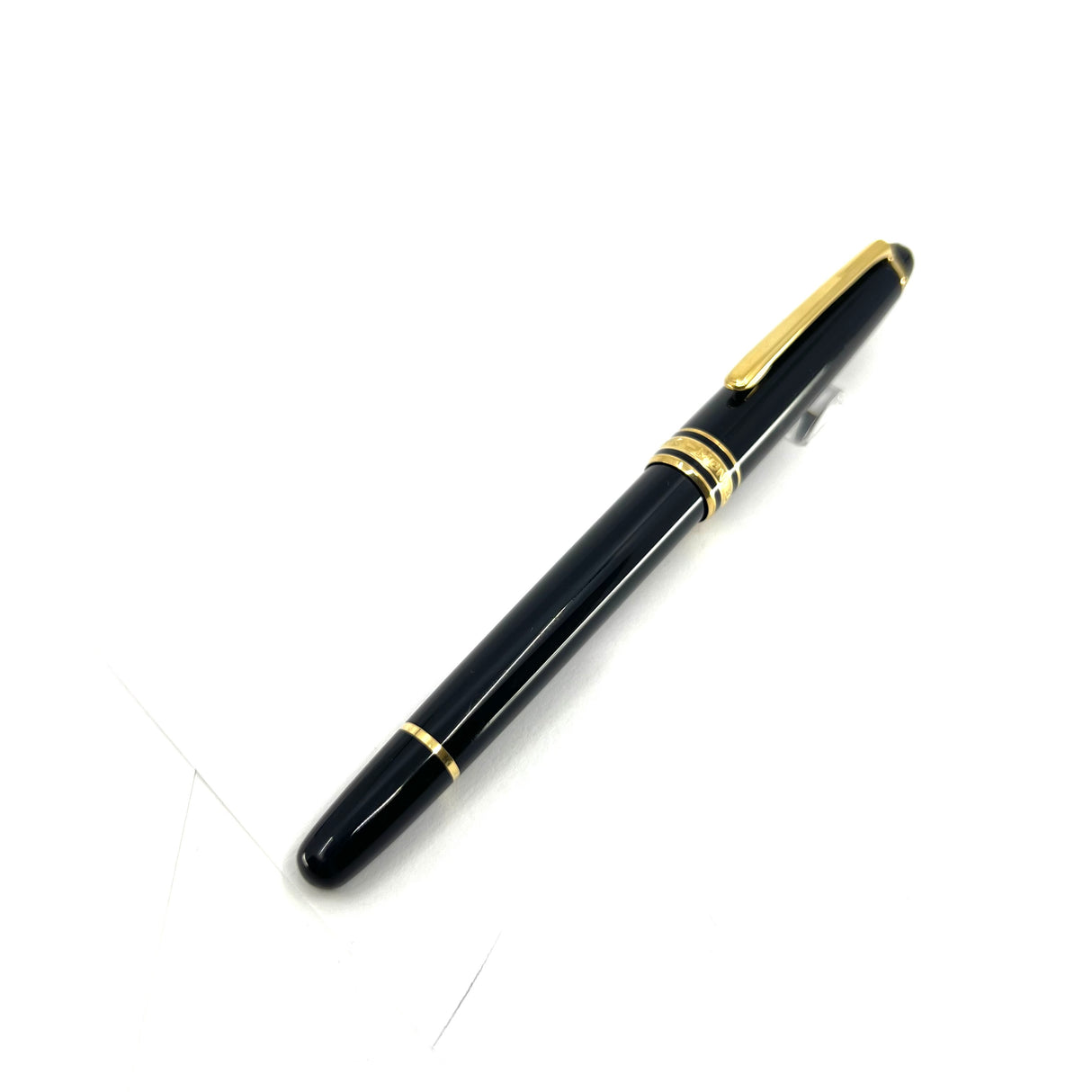 Montblanc Black Resin Meisterstuck #144 Classique Fountain Pen - Extra Fine 14kt Gold Nib