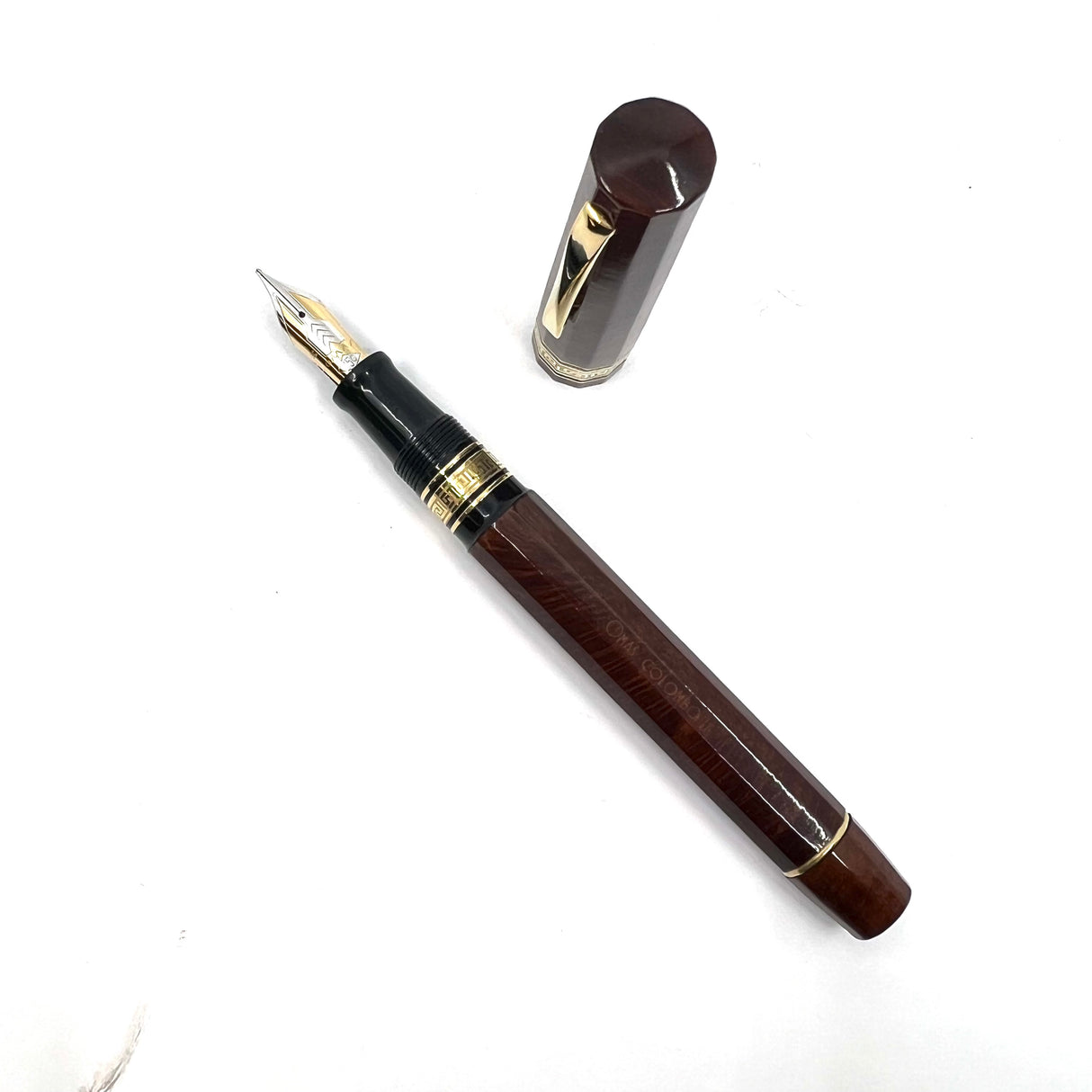 OMAS Christopher Columbus II Briar Wood Senior Paragon Fountain Pen