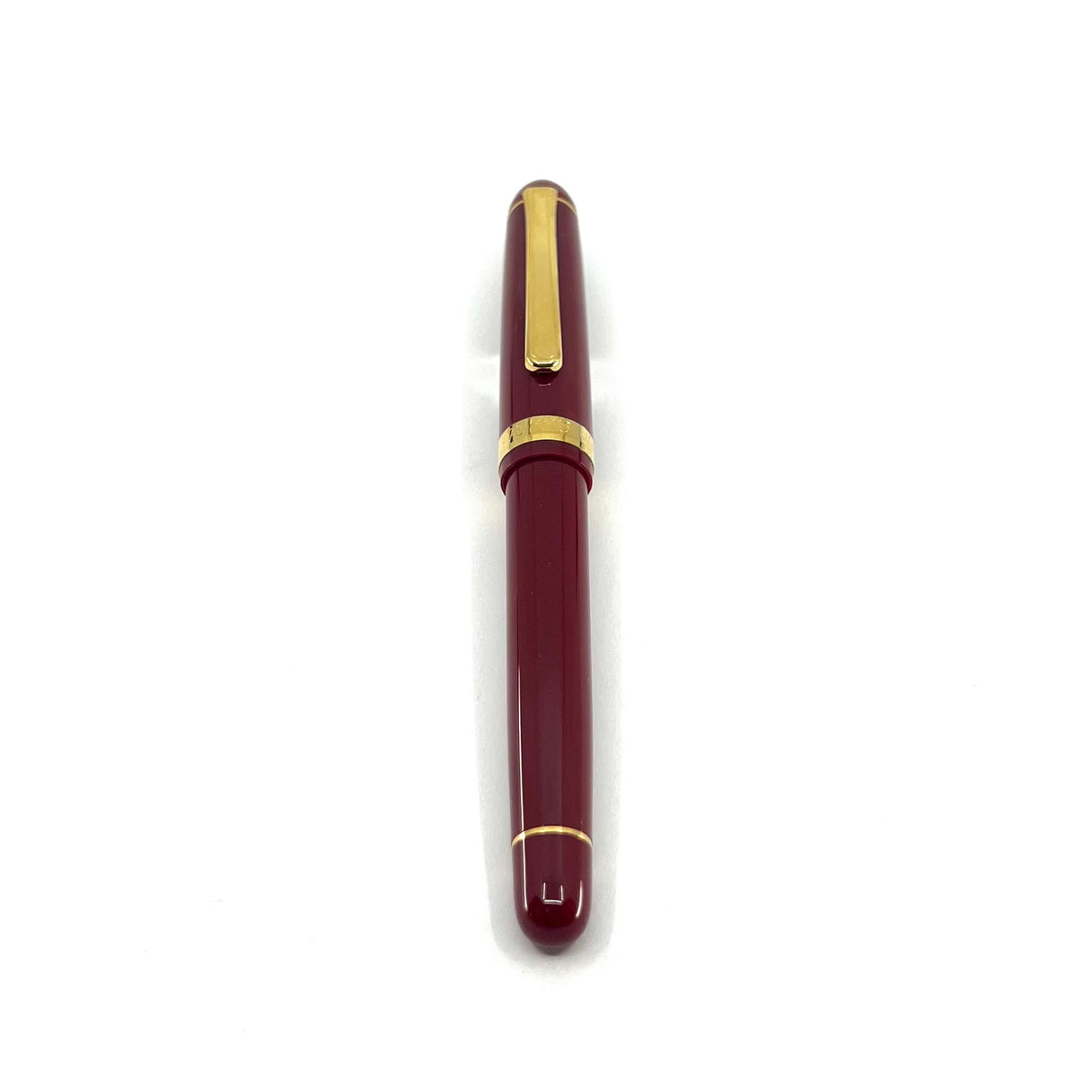 Platinum #3776 Tuscan Red Fountain Pen - Broad 14kt Gold Nib