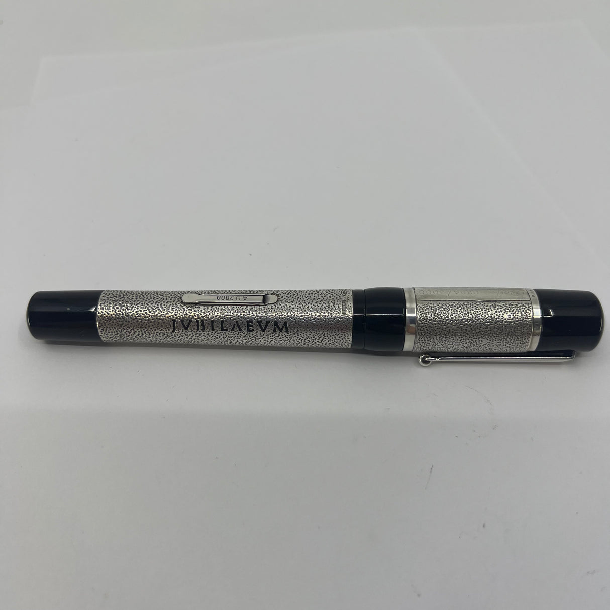 Delta Jubileum Sterling Silver Lever-Fill Limited Edition Fountain Pen - Medium 18kt Gold Nib