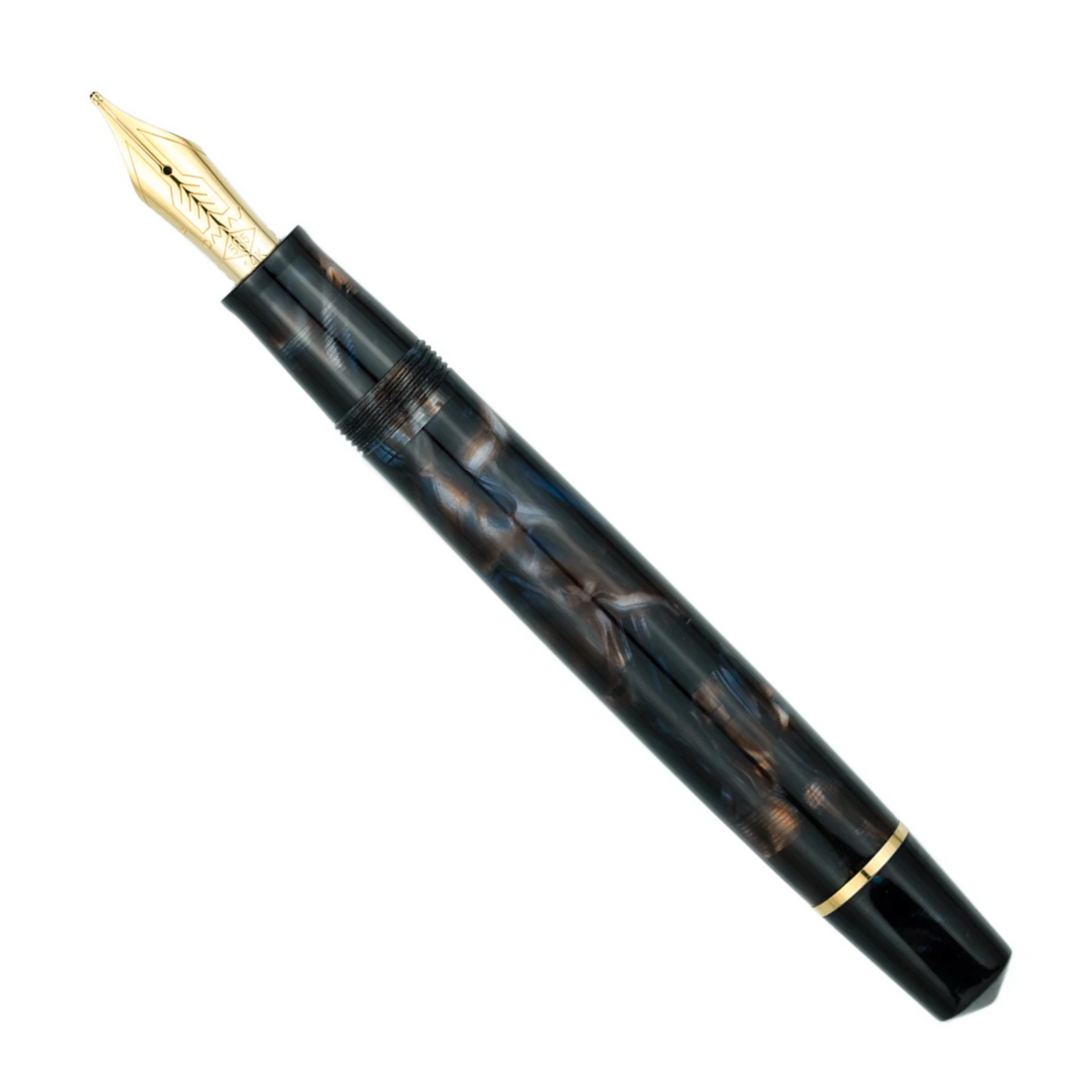 OMAS Bologna Fountain Pen Galassia Gold Trim