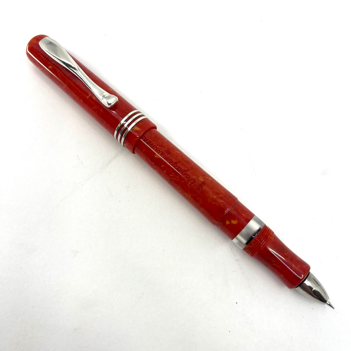 Visconti Voyager Coral Celluloid 10 years anniversary 1988-1998 - Eco-Rollerball