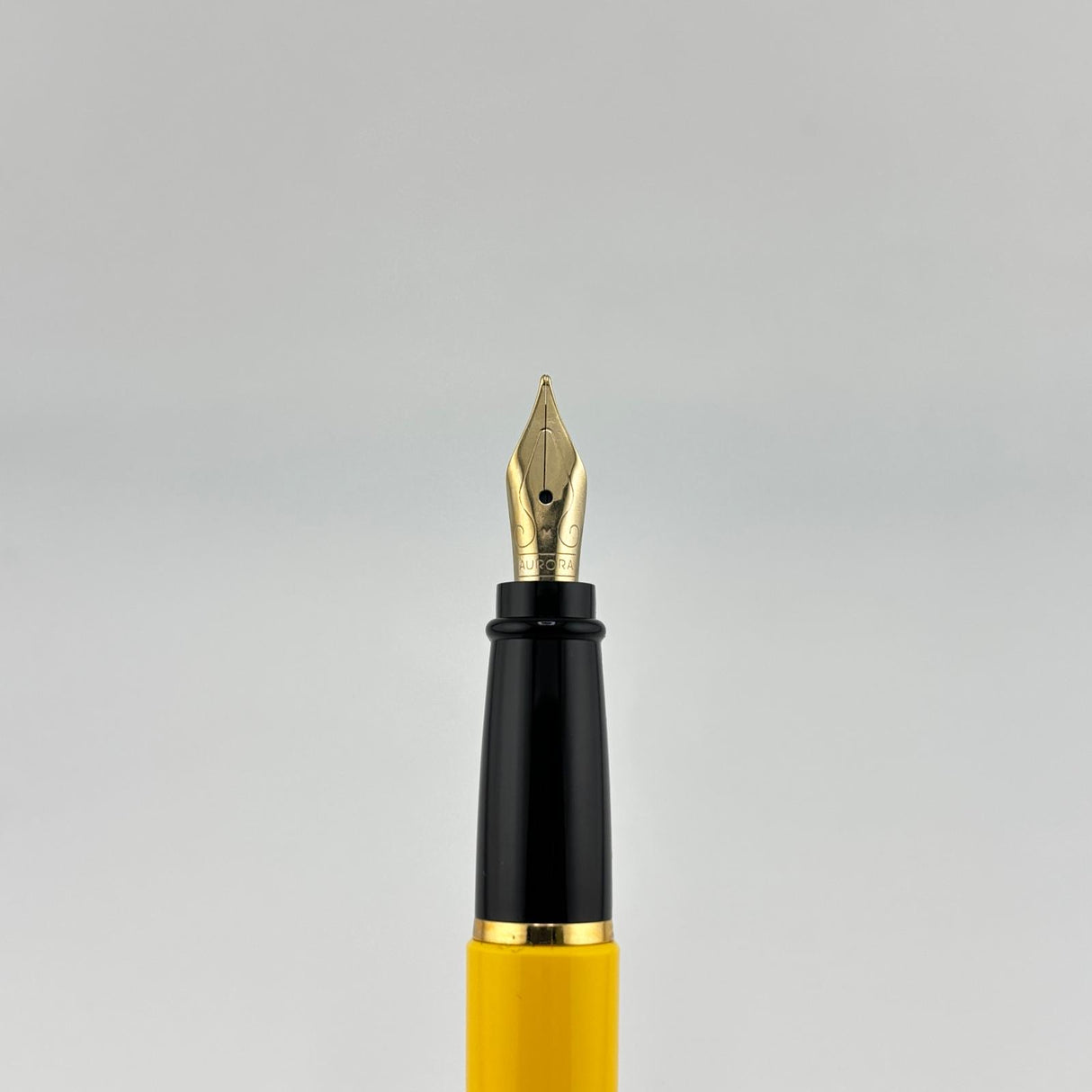 Aurora Ipsilon Resin Yellow Pen Set - Fountain Pen Rollerball and Ballpoint