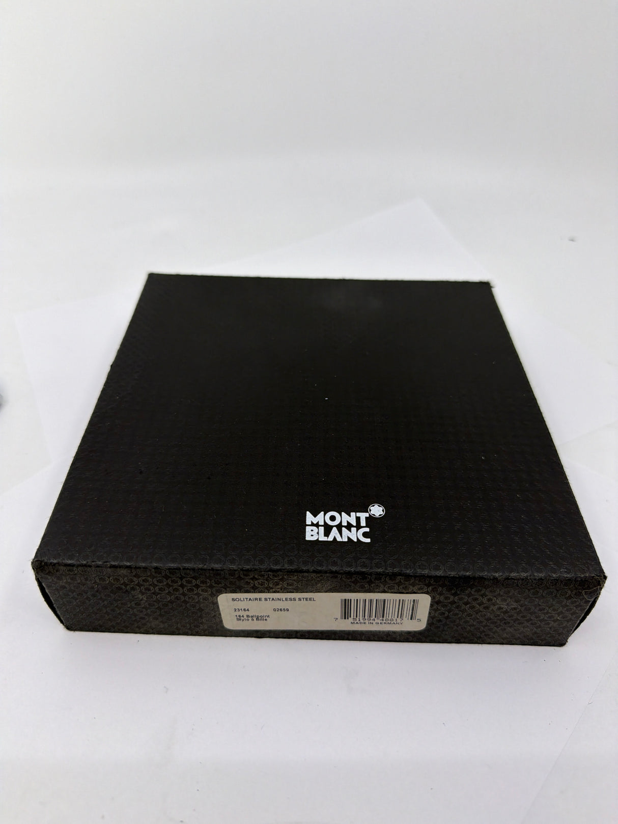 Montblanc Meisterstuck Solitaire Stainless Steel 164 Ballpoint Pen (No Pattern)