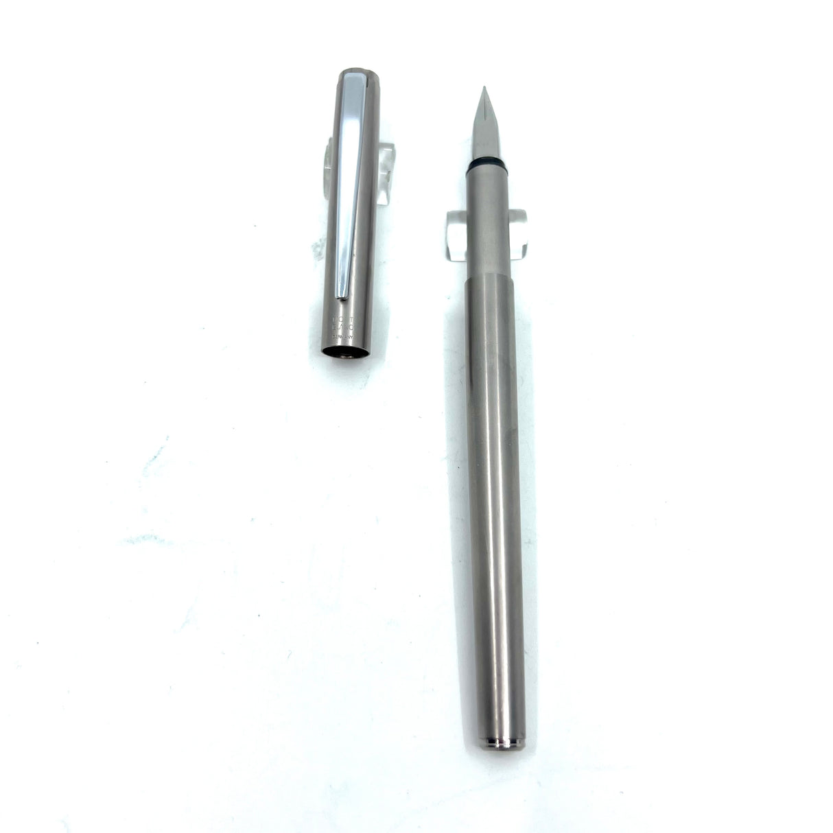 Montblanc Quick Pen/aka Early Noblesse Fountain Pen - Brushed Stainless Steel