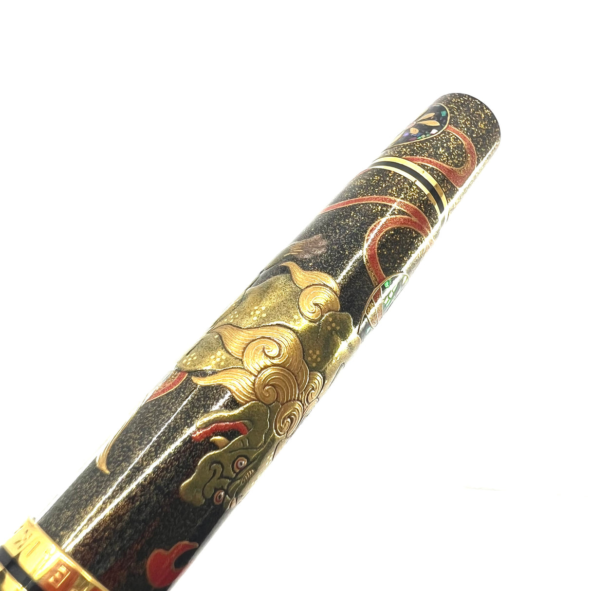 Pelikan Souveran M1000 Maki-e "Karajishi" Limited Edition Fountain Pen - #18 of 88 Pieces - Fine 18kt Gold Nib - Complete Boxes & Booklets - MINT & RARE!!