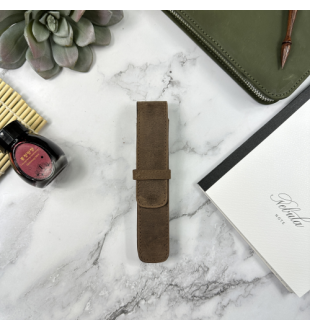 Pen Case Girologio 1 Pen - Bomber Brown