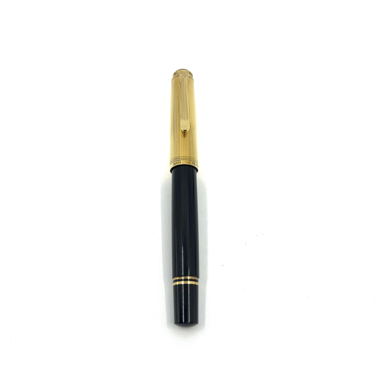 Pelikan M450 Fountain Pen - Gold Vermeil Cap - Fine 14kt Gold Nib