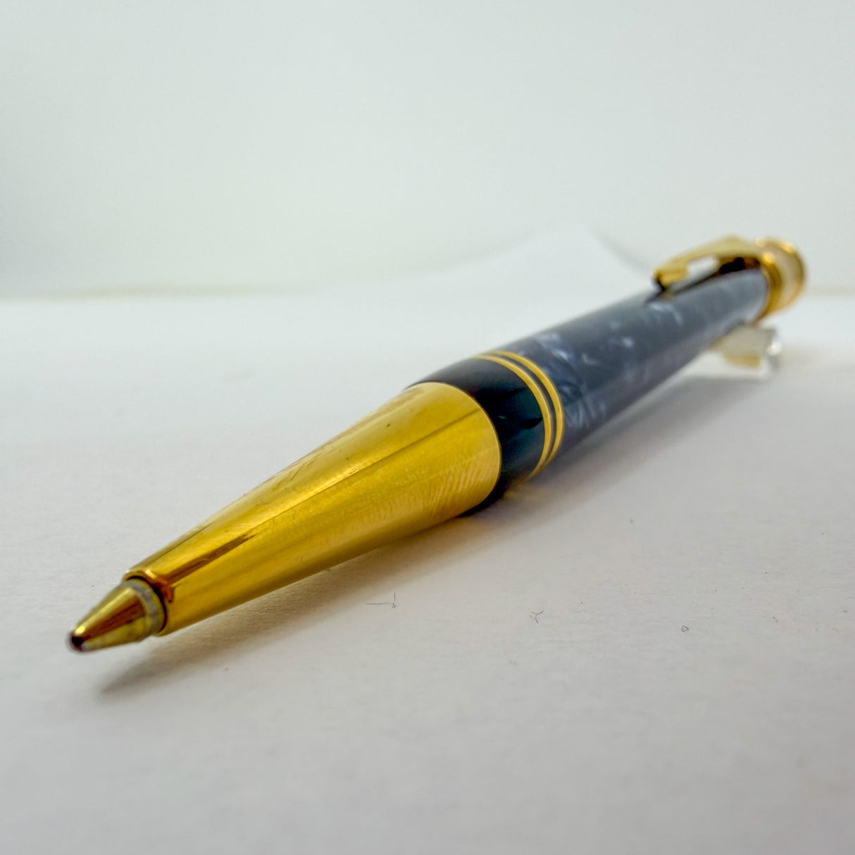 Parker Duofold Blue Marble Ballpoint Pen