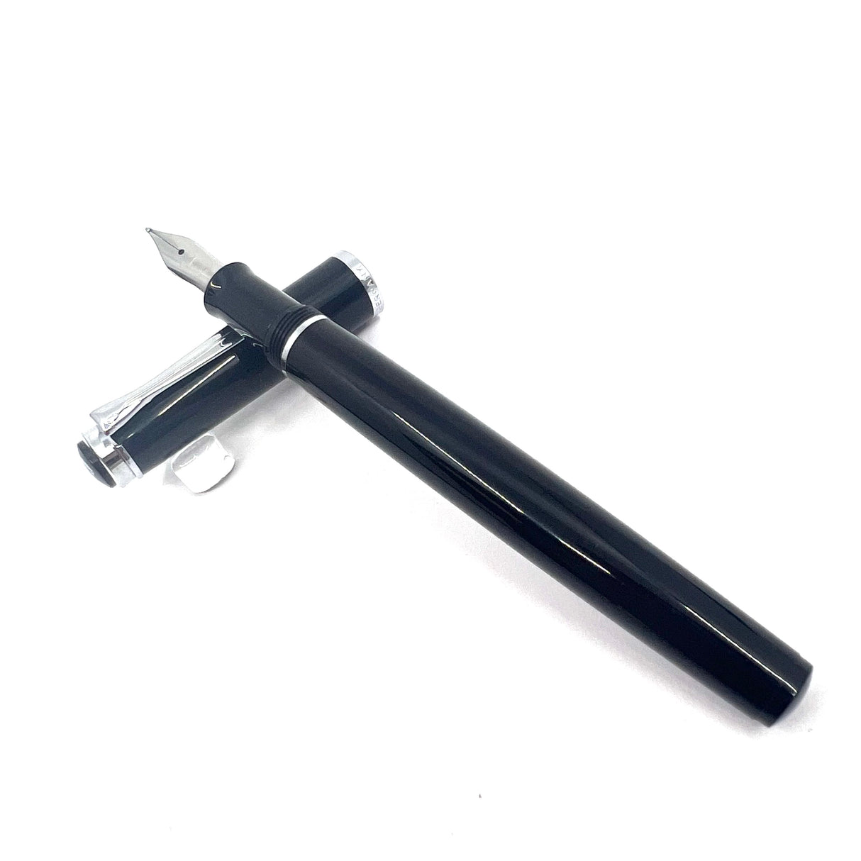 Pelikan P205 Cartridge-Fill Black Fountain Pen - Medium Stainless Steel Nib