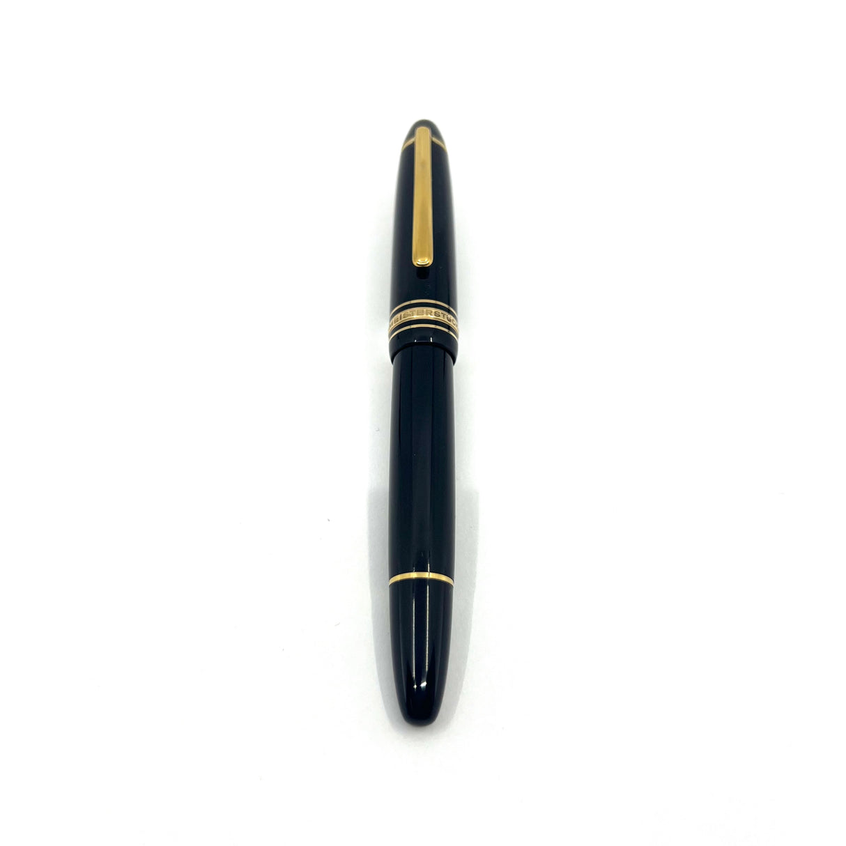Montblanc Black Meisterstuck #146 LeGrand Fountain Pen - Fine 14kt Gold Nib