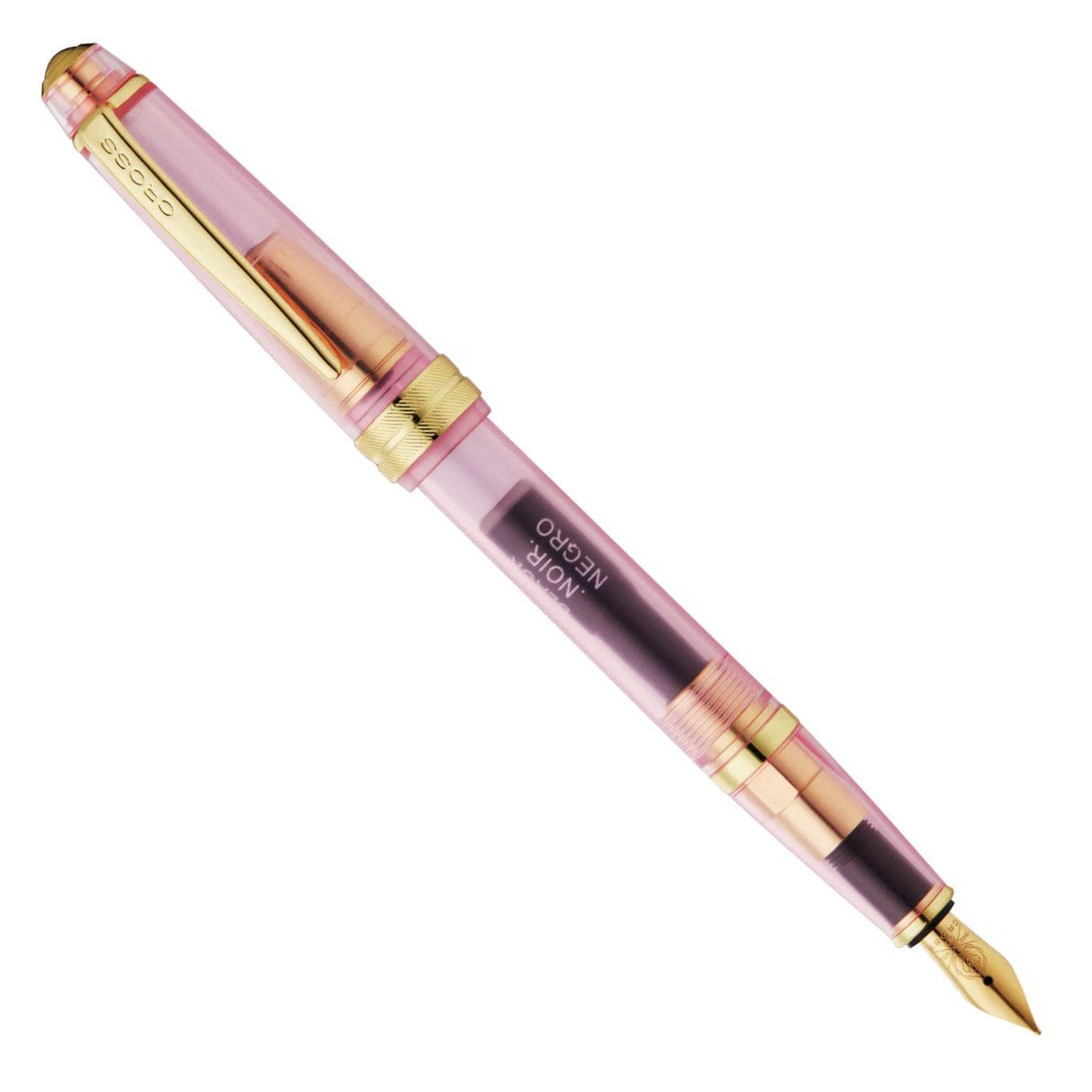 Cross Bailey™ Light Translucent Pink Sapphire Resin Extra-Fine Nib Fountain Pen