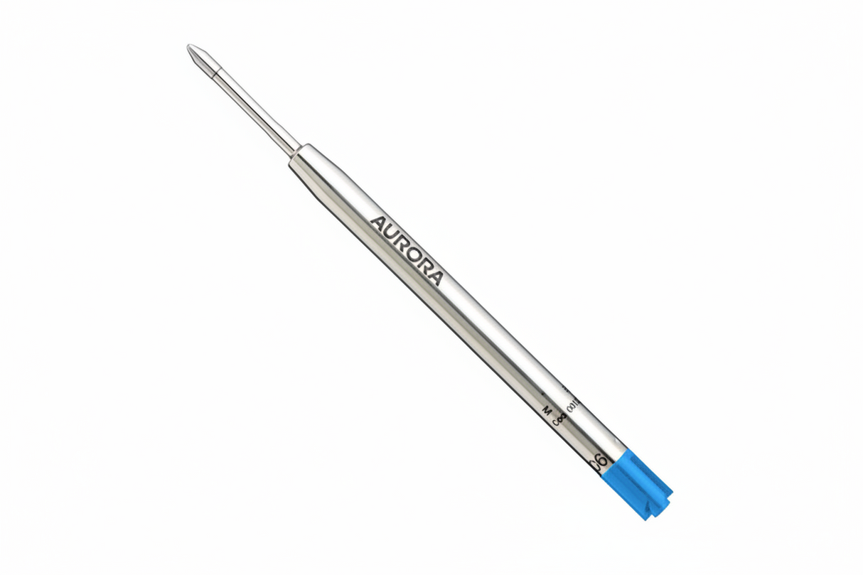 Aurora Long Life Ballpoint Pen Refill in Blue Broad