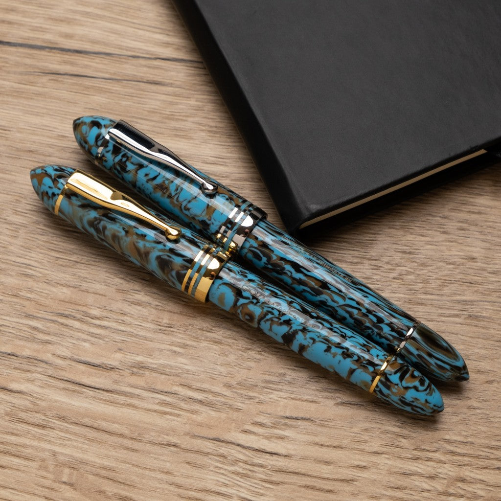 Gioia Capodimonte Kawari with Silver Trim - Fountain Pen