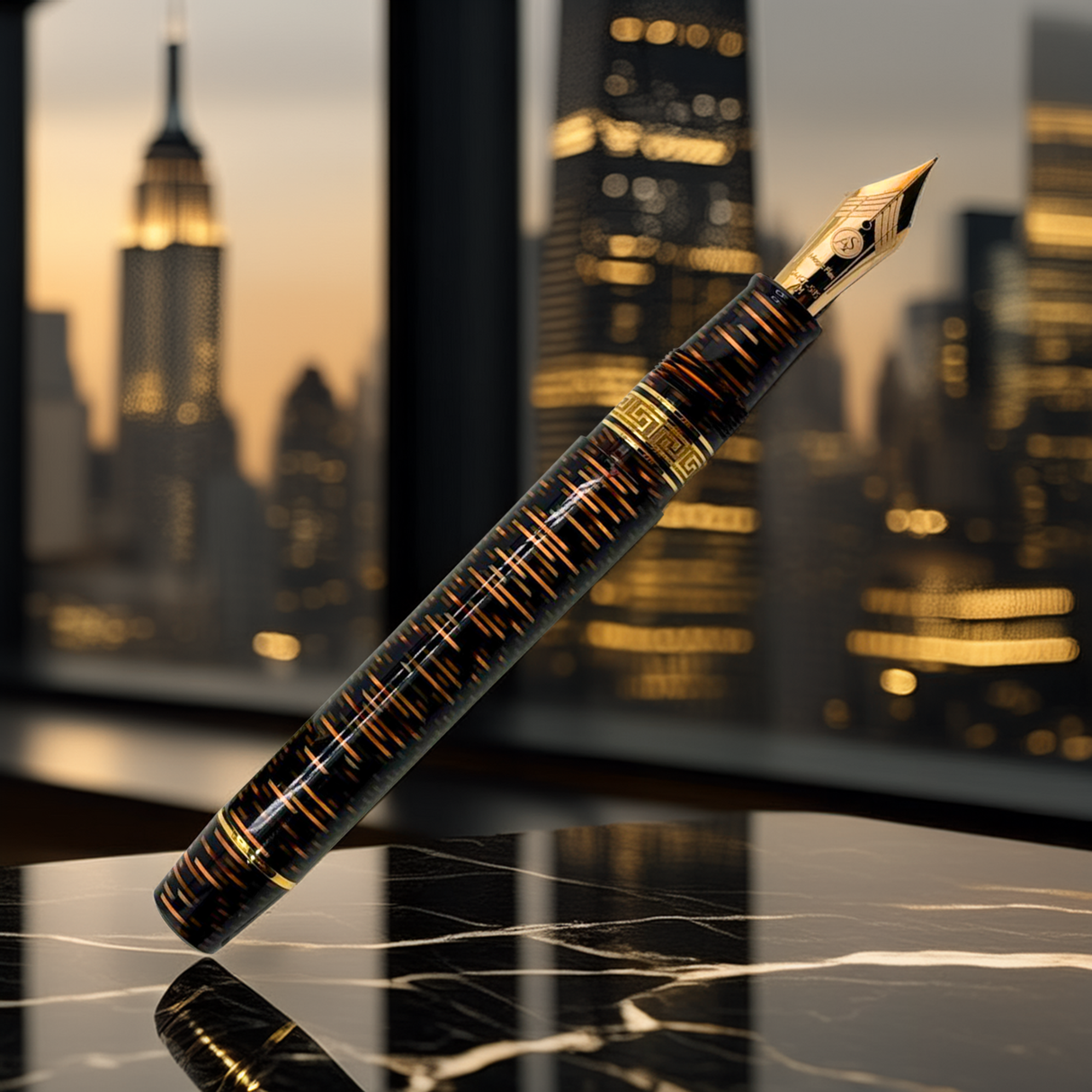 ASC Bologna Extra Bronze Skyscraper Limited Edition Fountain Pen