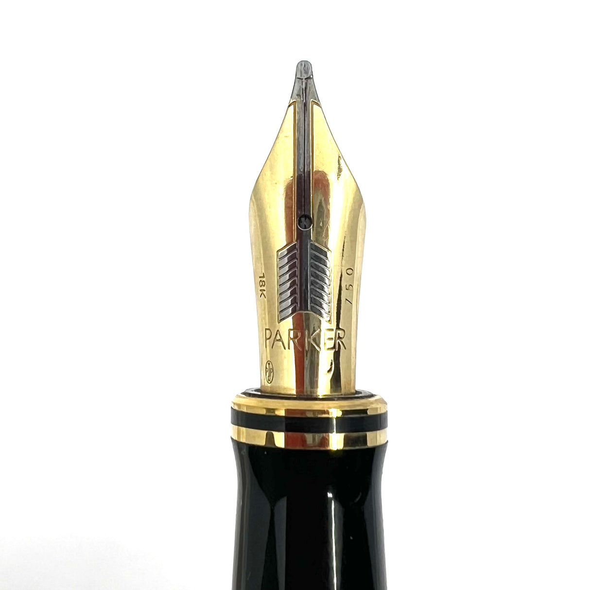 Parker Centennial Black Duofold (Largest Size) Fountain Pen