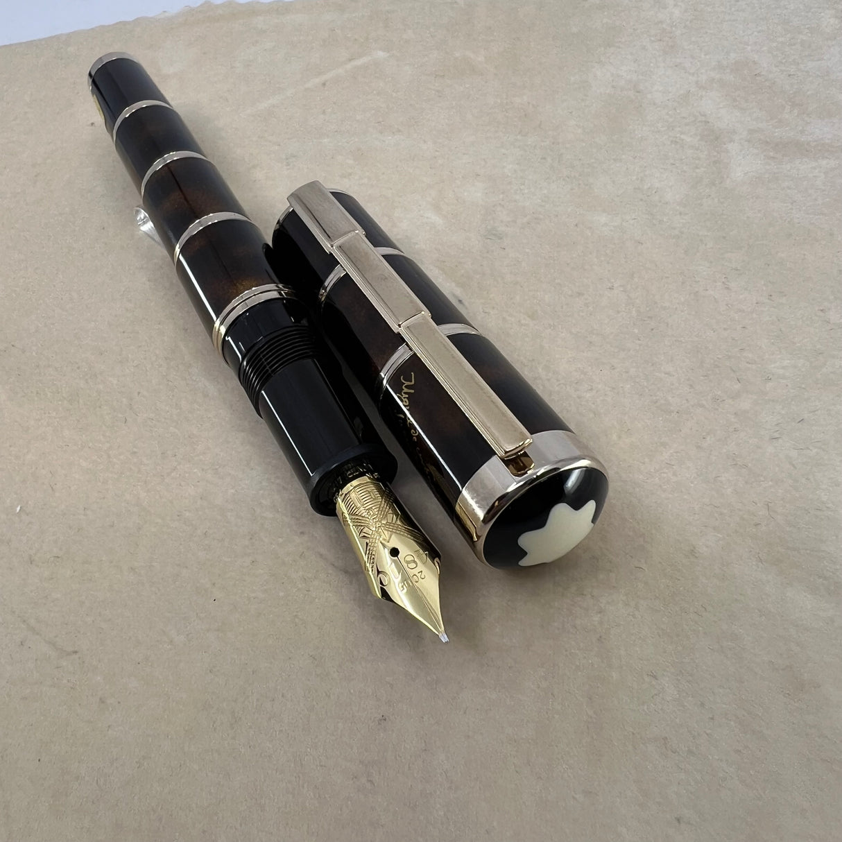 Montblanc Cervantes (Don Quixote) Writer's Limited Edition Fountain Pen - Fine 18kt Gold Nib