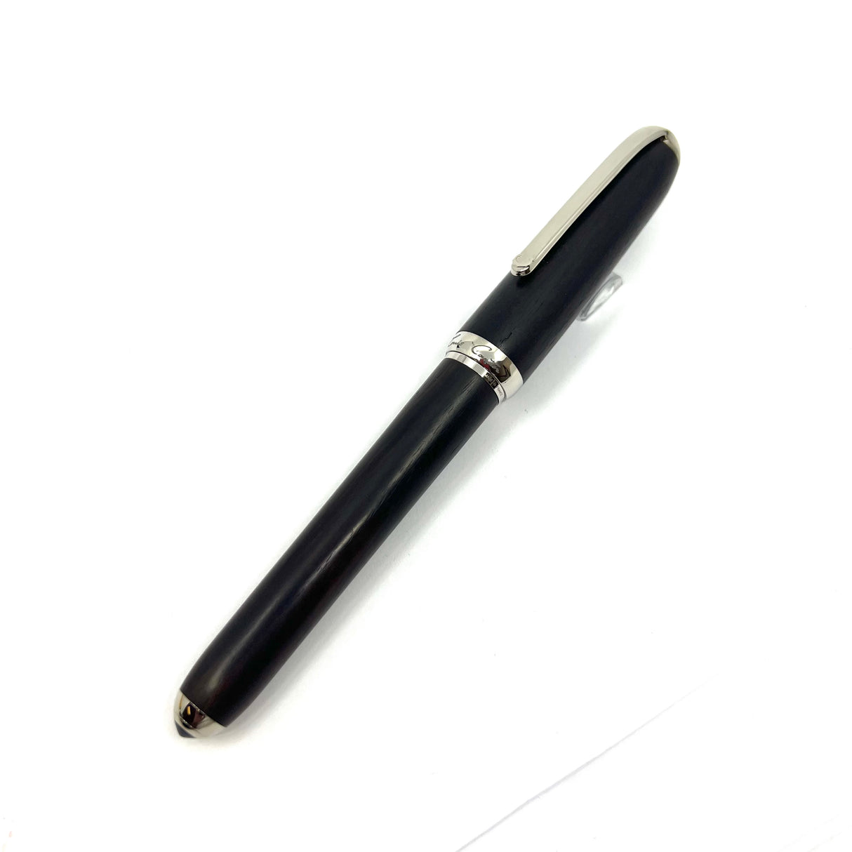 Louis Cartier Dandy Ebony Wood Body - Limited Edition Fountain Pen - Fine 18kt Gold Nib