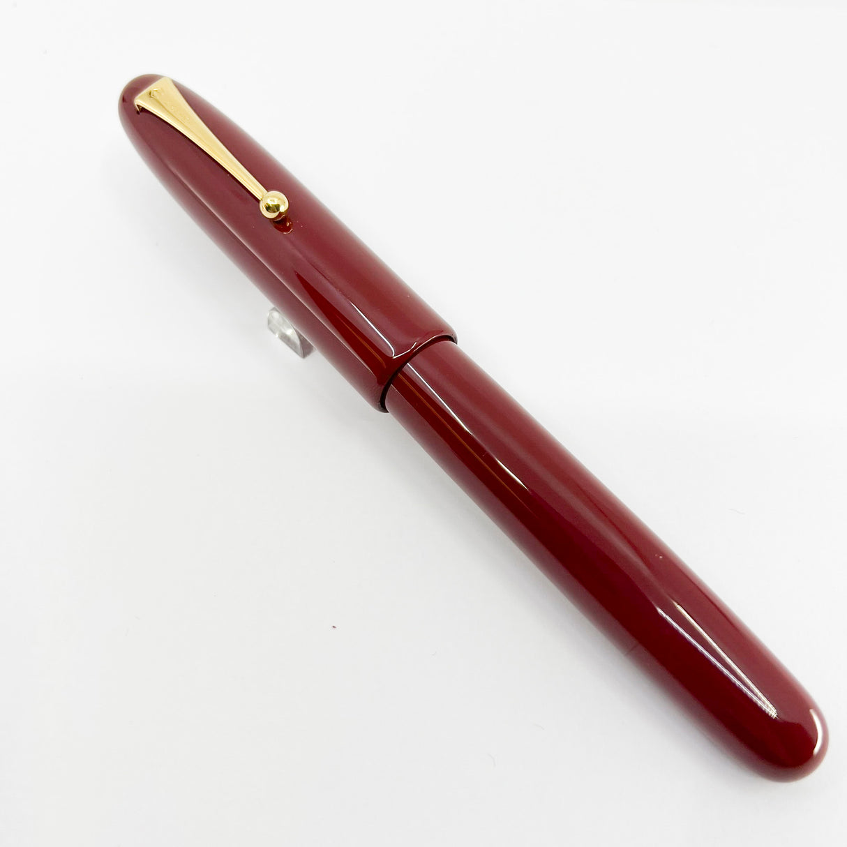 Pilot Namiki Emperor Red Urushi Fountain Pen - Broad 21 kt Gold Nib - Circa 1996
