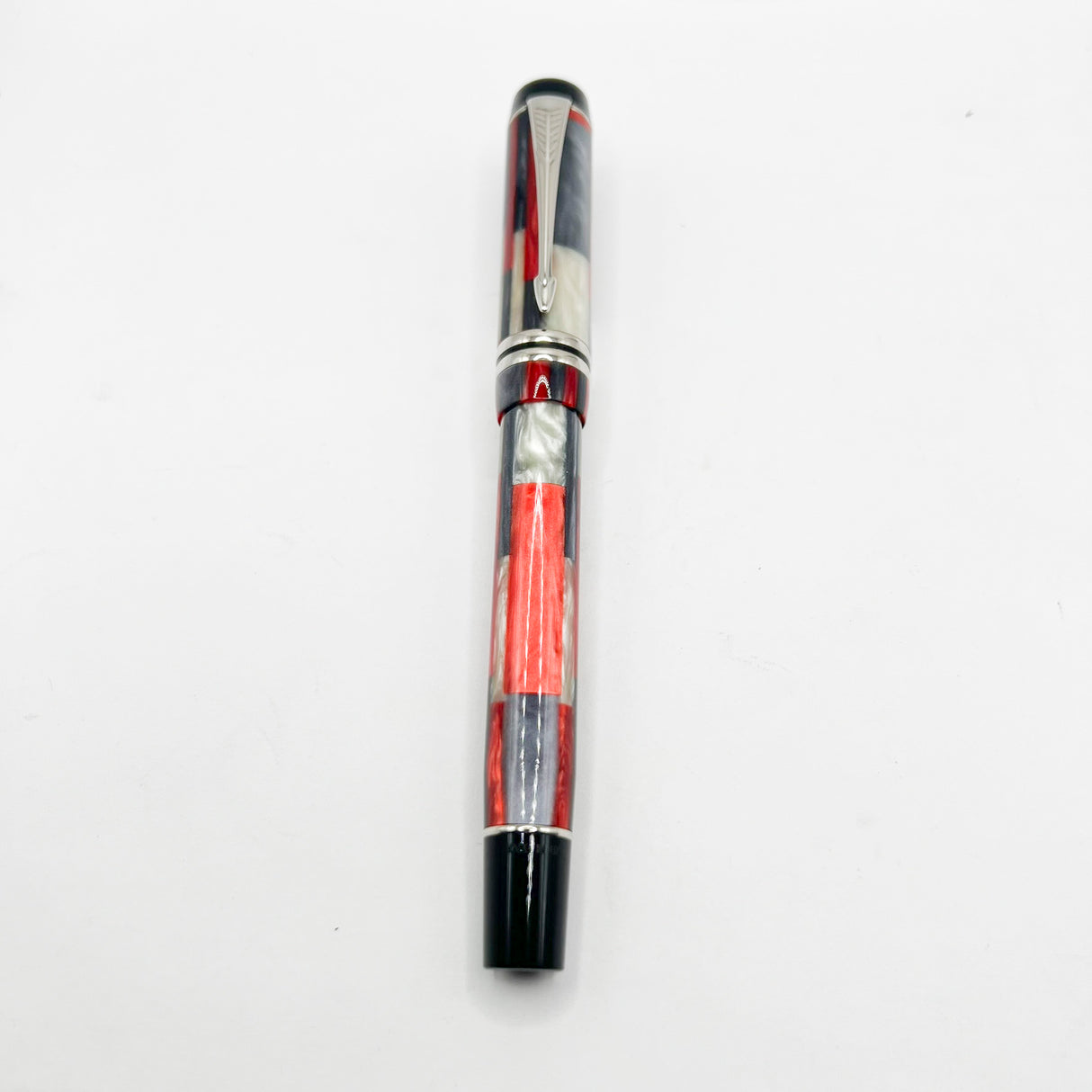 Parker Duofold Red Mosaic Rollerball