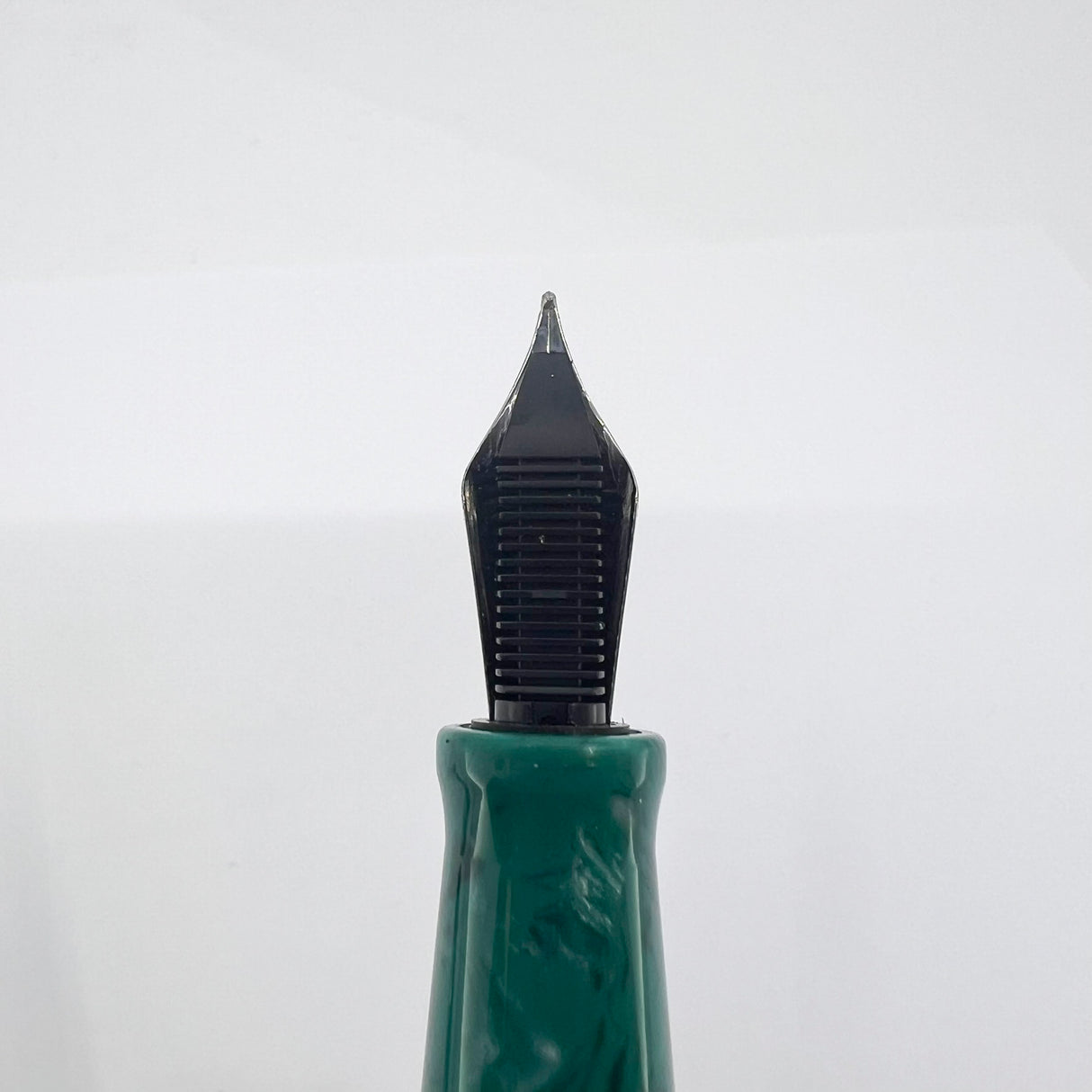 Visconti Florentia Turquoise Green Celluloid LE Fountain Pen Honoring Casa delle Stilografica 50th Anniversary - Fine 18kt Gold Nib