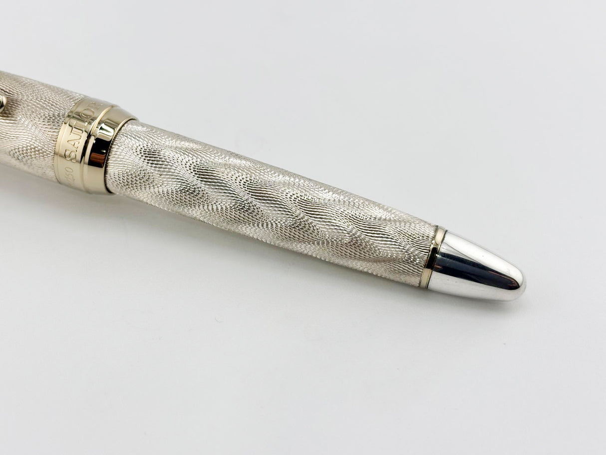 Classic Pen CP7 Sailor Atlantic "Ocean Fountain Pen" Flamme Vague #117/250 - A Nagahara Broad 21kt Gold Nib!!