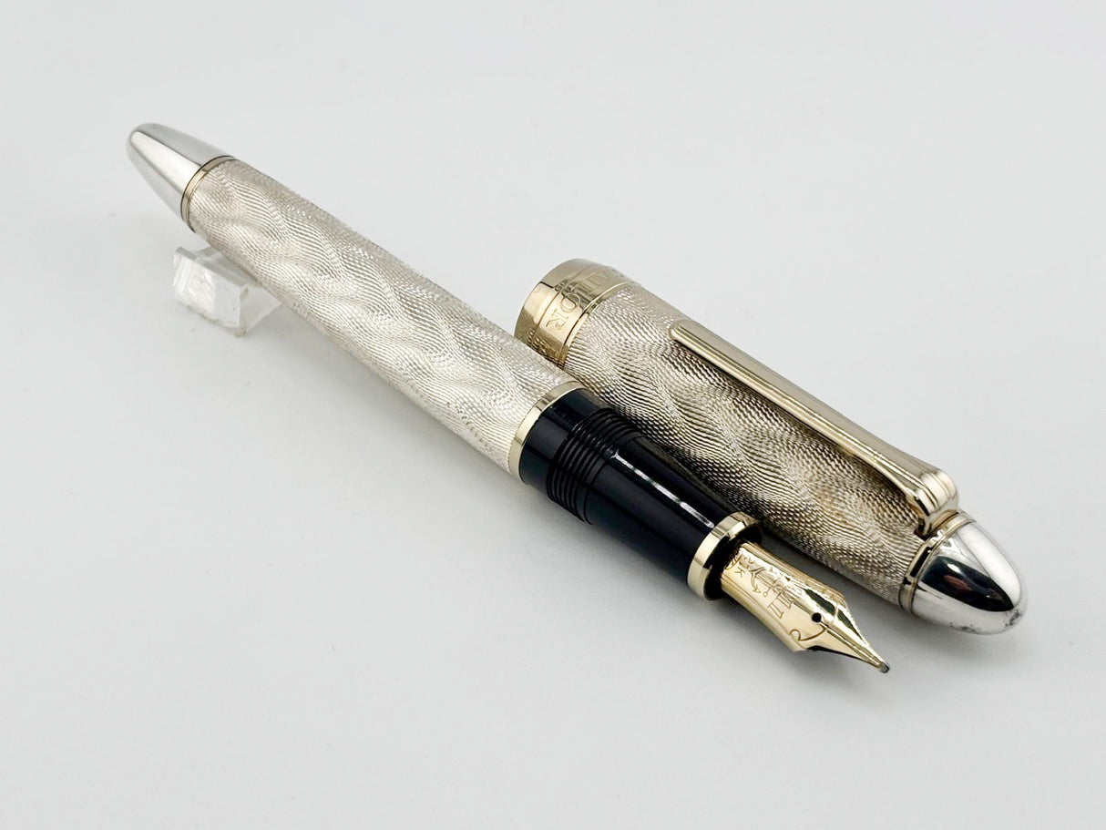 Classic Pen CP7 Sailor Atlantic "Ocean Fountain Pen" Flamme Vague #117/250 - A Nagahara Broad 21kt Gold Nib!!