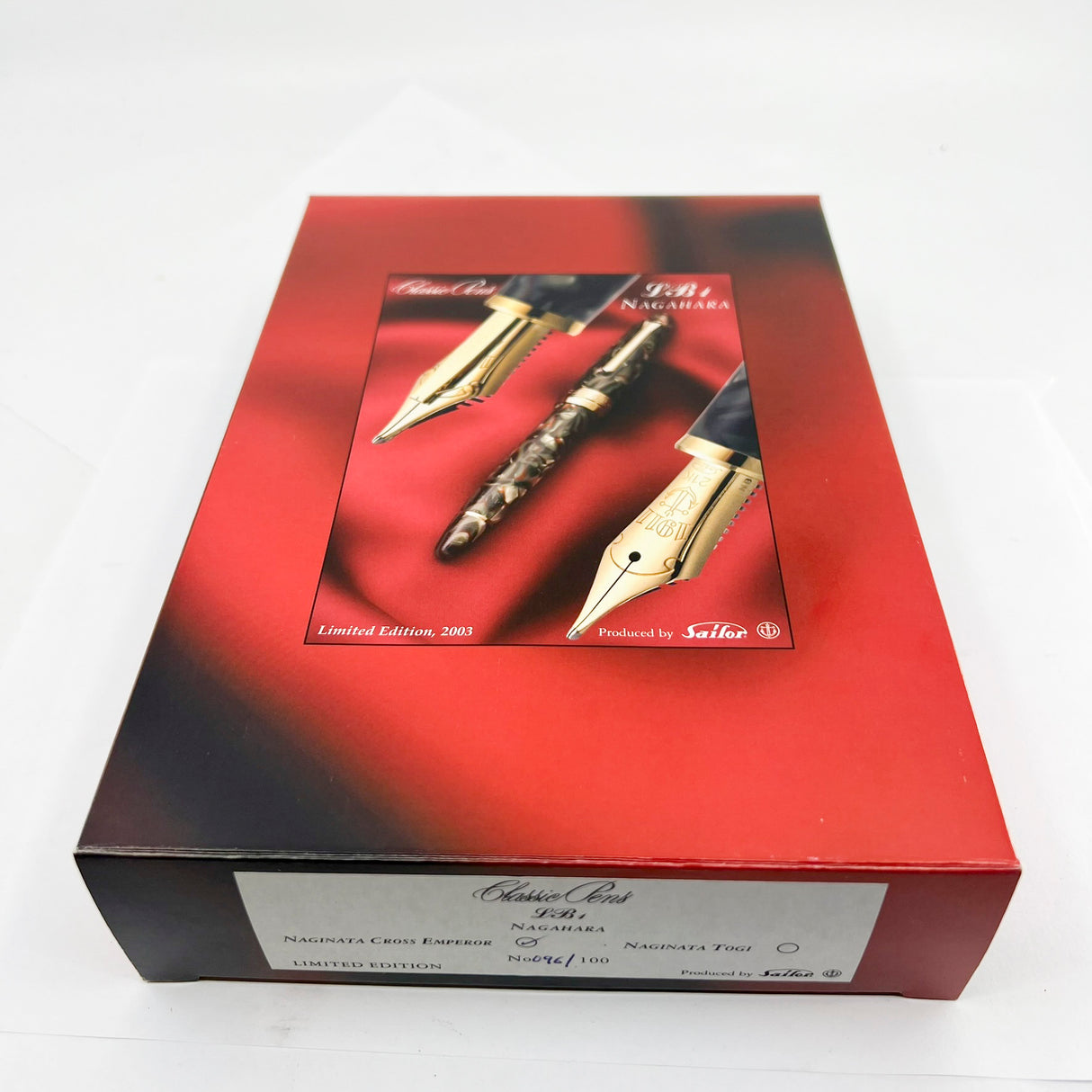 Classic Pens LB1 - The "Nagahara" by Sailor #96/100 - A Naginata Cross Emperor Broad 21kt Gold Nib (2003)!