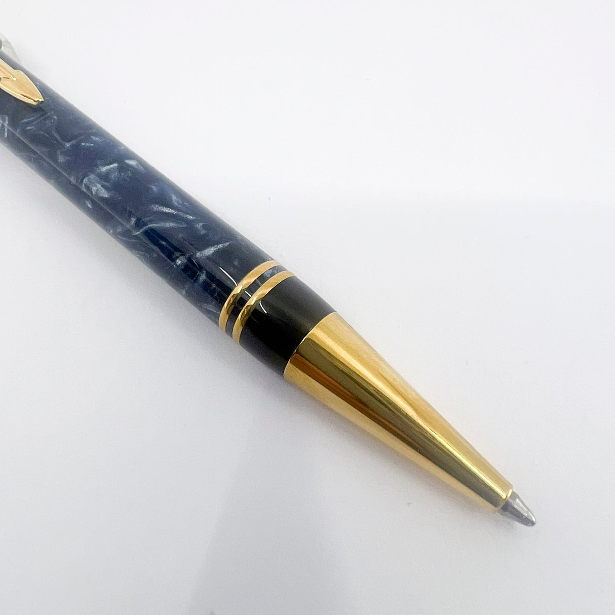 Parker Duofold Marble Blue Ballpoint Pen