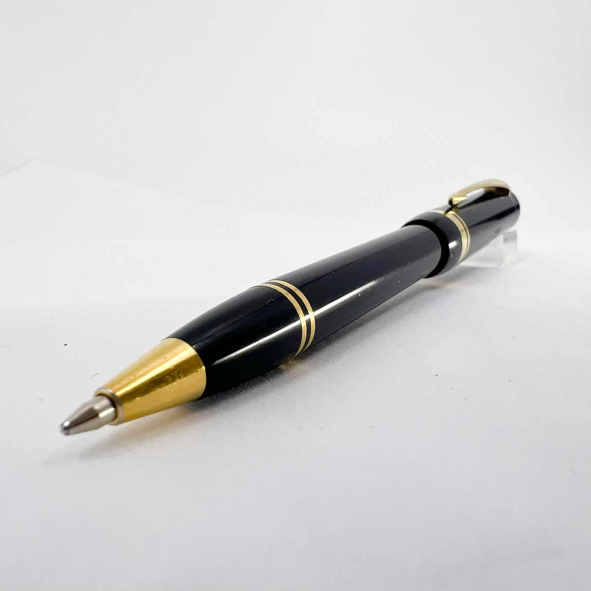 Parker Duofold First Generation Cap Actuated Black Ballpoint Pen - Circa 1989 - SCARCE!