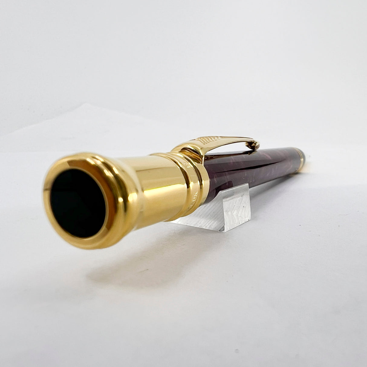 Parker Duofold Marble Maroon Mechanical Pencil 0.9mm - Circa 1991
