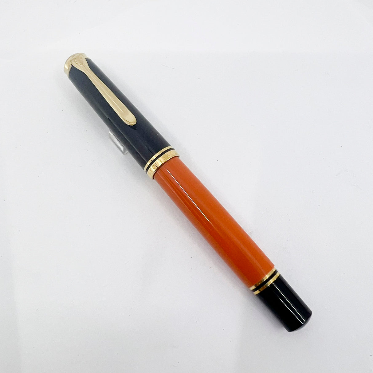 Pelikan M800 Souveran Burnt Orange Fountain Pen - Medium 18kt Gold Nib