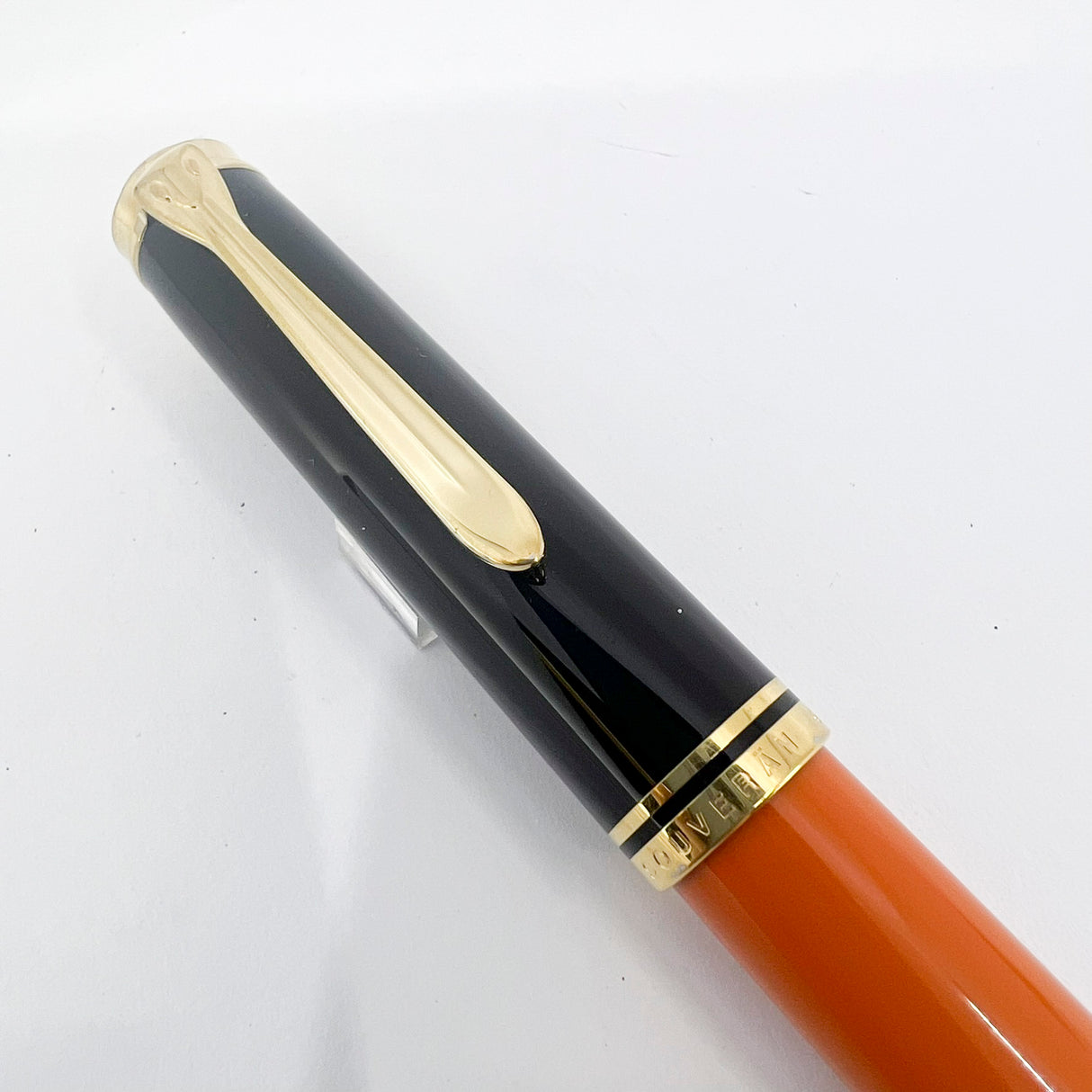 Pelikan M800 Souveran Burnt Orange Fountain Pen - Medium 18kt Gold Nib