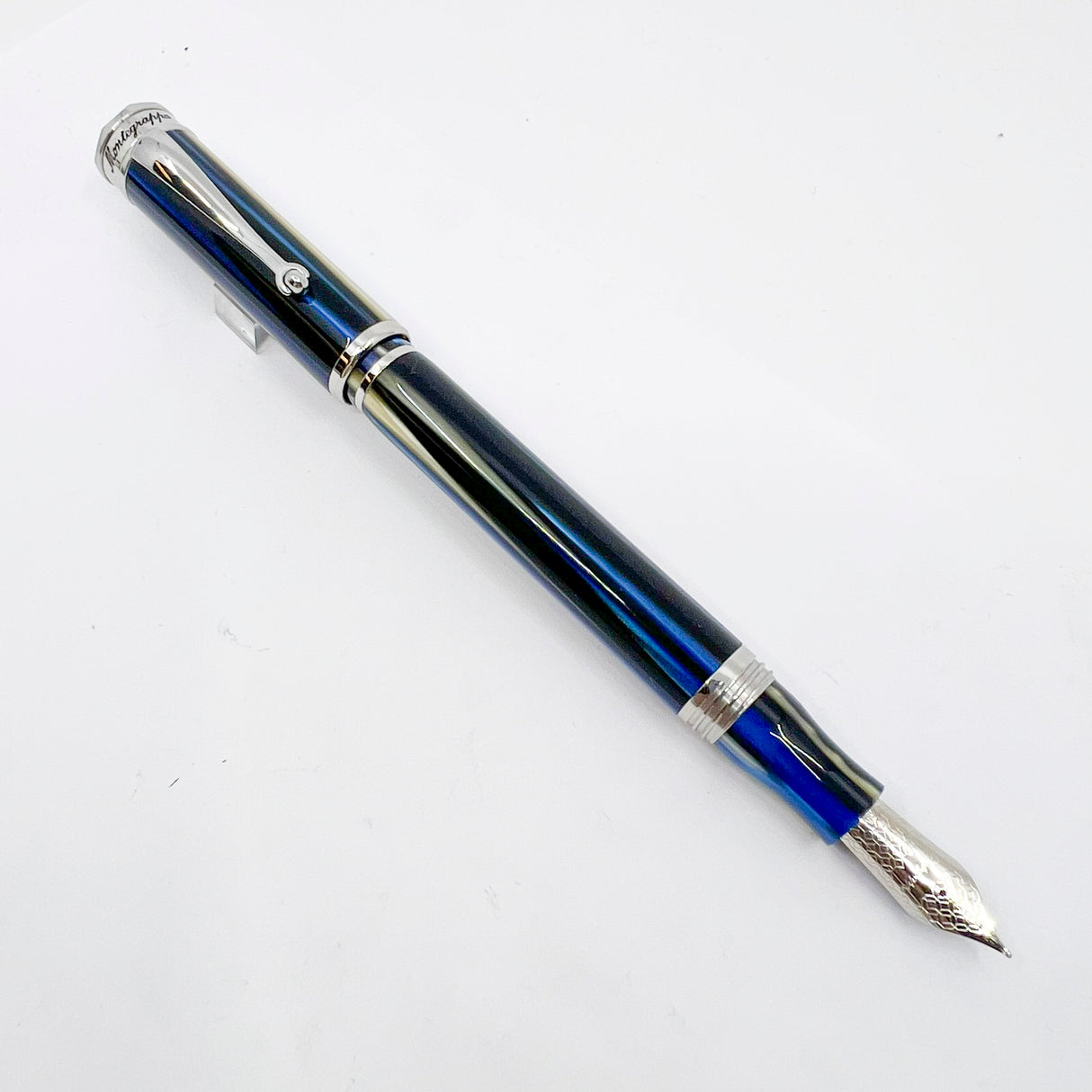 Montegrappa Ducale Murano Mare Fountain Pen - Medium Stainless Steel Nib